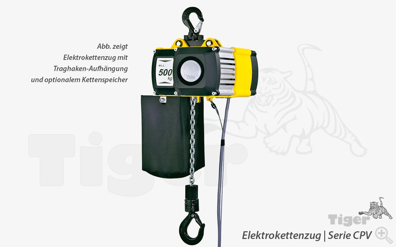 3. Produktbild zu yale elektrokettenzug cpv traghaken kettenspeicher
