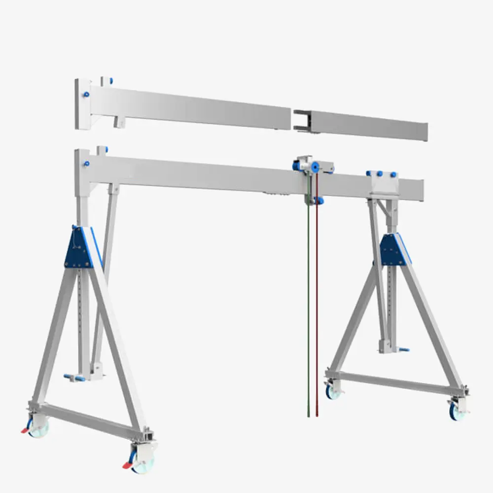 Produktbild von tigerhebezeuge mobiler alu portalkran serie apk kf alukran verfahrbar cover