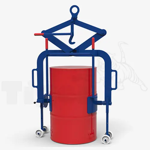 Produktbild von Fass-Kipper mit Schwenkhebel - Fässer mit dem Kran heben und entleeren fass-kippgreifer-fkg-ii-40-h