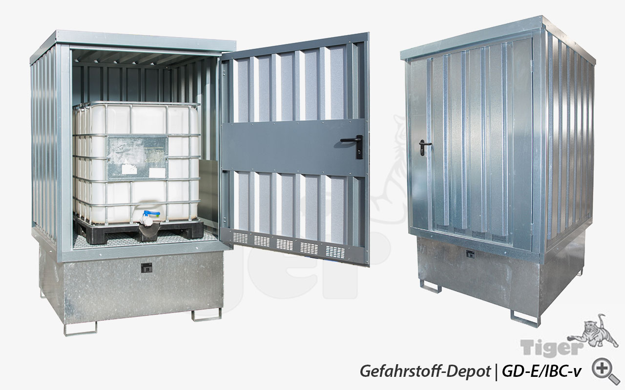 Produktbild von gefahrstoff depot gd e ibc v