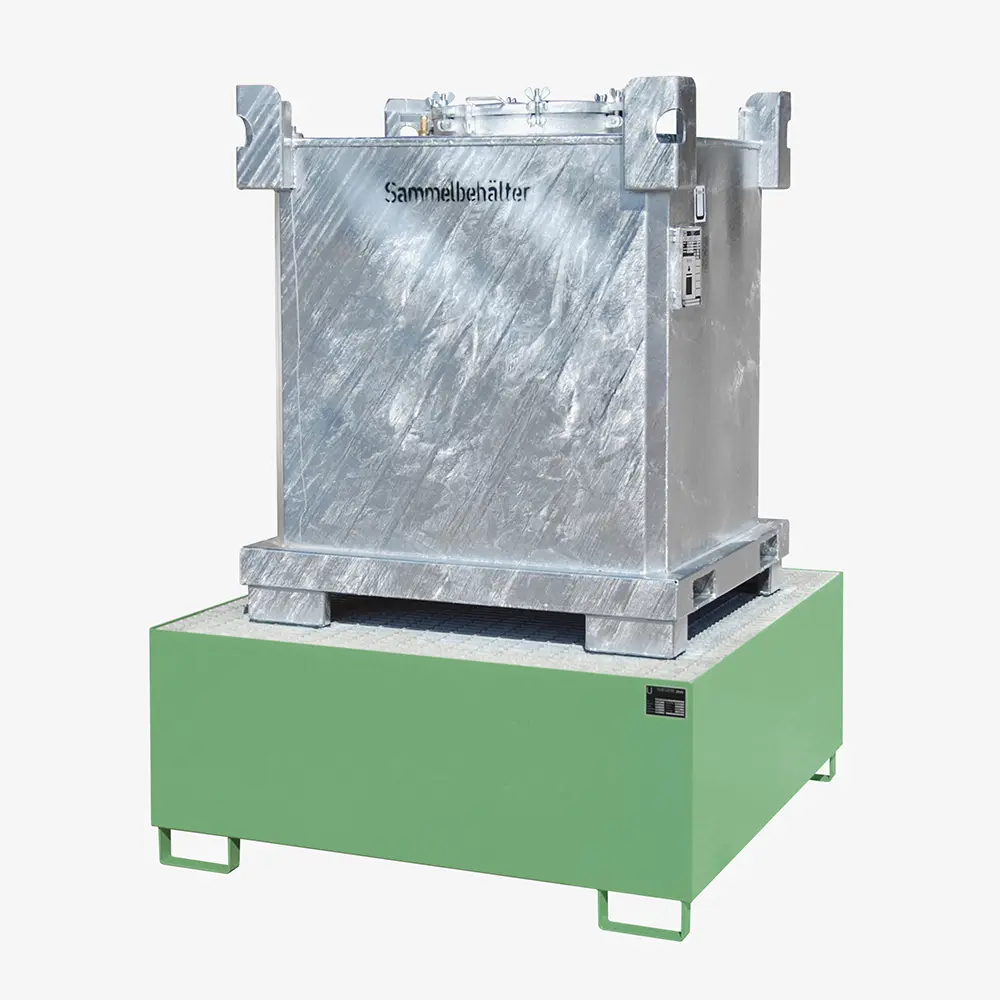 Produktbild von tigerhebezeuge auffangwanne gruen lackiert typ AW 1000 GRUEN 01 x