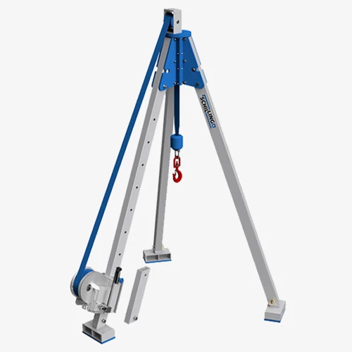 tigerhebezeuge-schilling-aluminium-alu-dreibock-dreibein-kran-serie-ADBW Typ ADBW-1,0