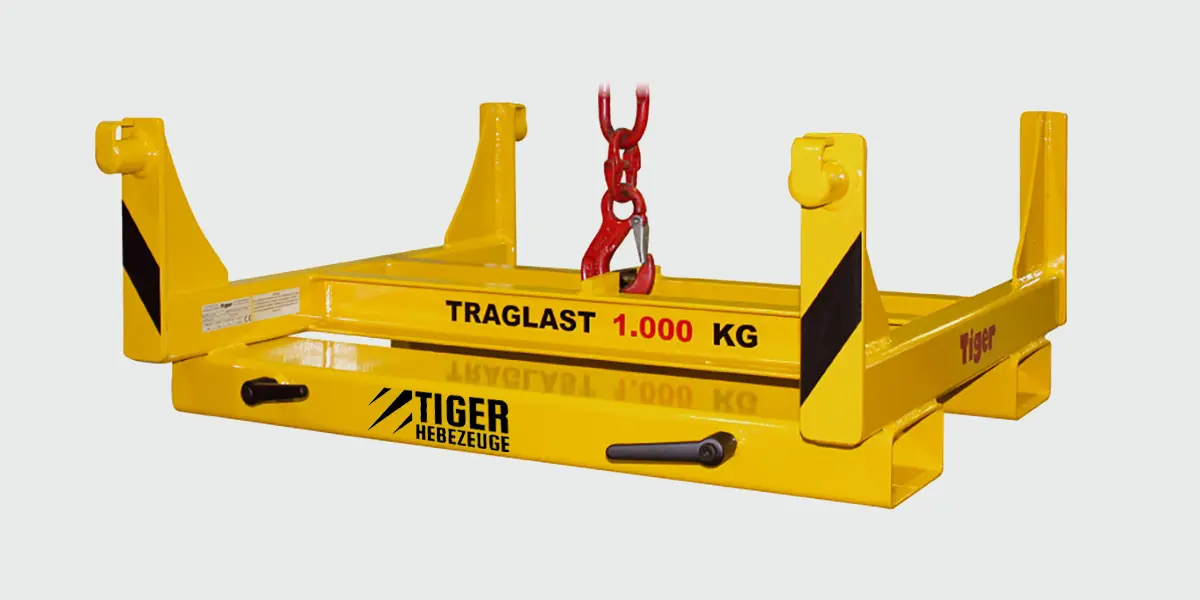 TigerHebezeuge-Shop Sonder-Anbaugeräte für Stapler Sonder-Big-Bag-Traversen für Stapler