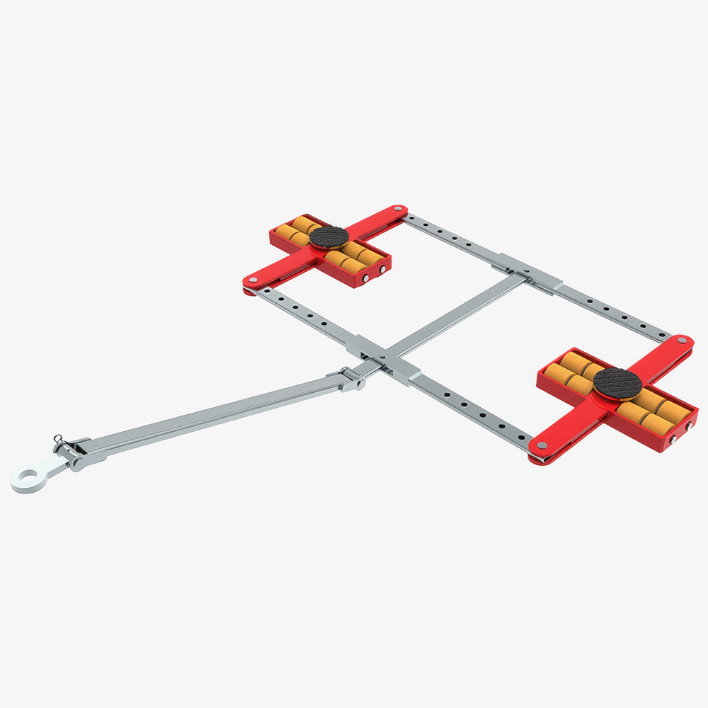 Produktbild von tigerhebezeuge schwerlast transportfahrwerk mit deichsel und pu rollen typ ID120