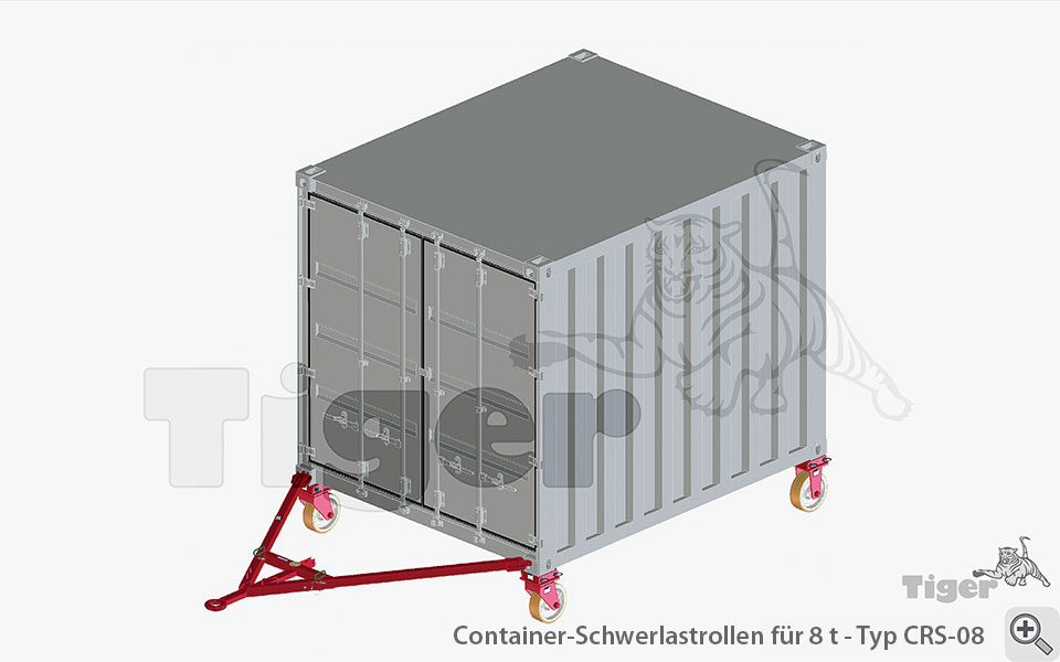2. Produktbild zu tigerhebezeuge container schwerlastrollen crs 08