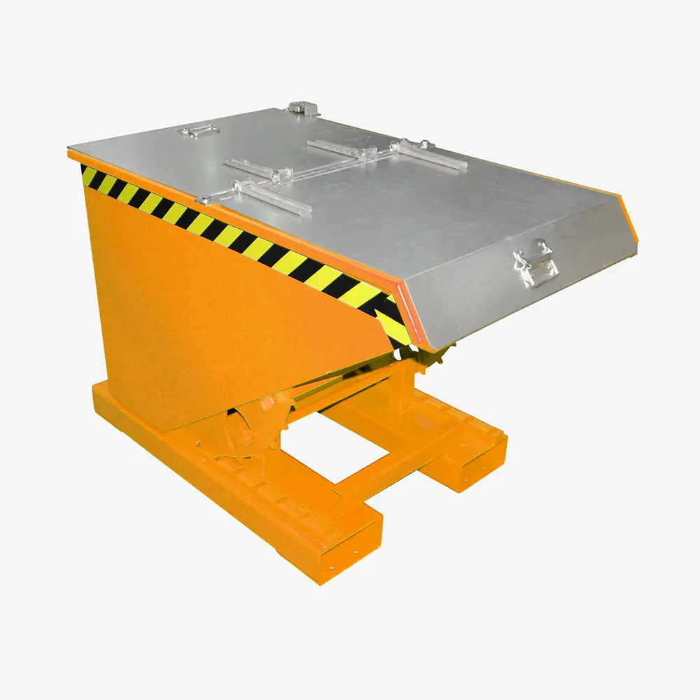 Stapler-Kippbehälter mit Abrollsystem und Seilzug - Unser Top-Seller