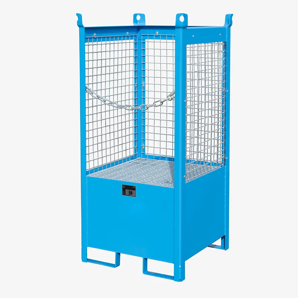 Produktbild von tigerhebezeuge fass stapelpalette blau lackiert typ FSP 1 D BLAU 01 x