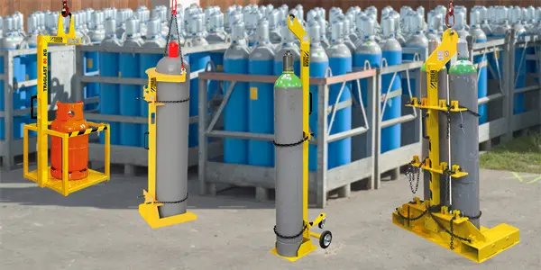 TigerHebezeuge-Shop Einsatzarten Gasflaschen-Handling