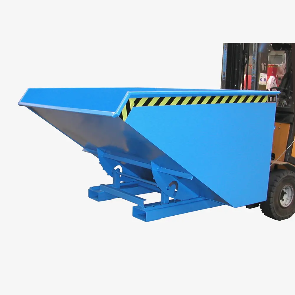 Produktbild von tigerhebezeuge kippbehaelter blau lackiert typ EXPO 1200 BLAU x