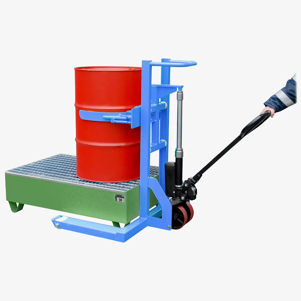Produktbild von tigerhebezeuge fassheberoller blau lackiert typ FHR 600 K BLAU 01 x