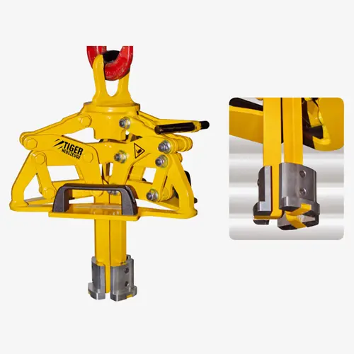 Produktbild von Tiger Sonder-Innengreifer in 3-Arm-Ausführung mit Greifpalle aus Alu Serie Sonder-J-3-RA-SU-ALU tiger-sonder-innengreifer-mit-bund-unter-alu-greifpalle-serie-Sonder-J-3-RA-SU-ALU