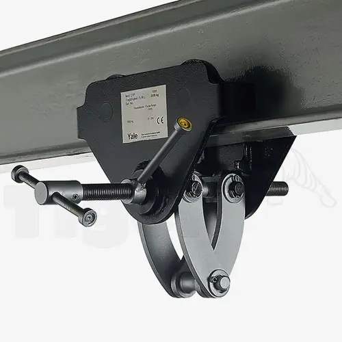 Produktbild von YALE Rollklemme mit Spindelverstellung auf Trägerbreite Serie CTP tigerhebezeuge-traegerklemmen-fuer-lasten-serie-CTP