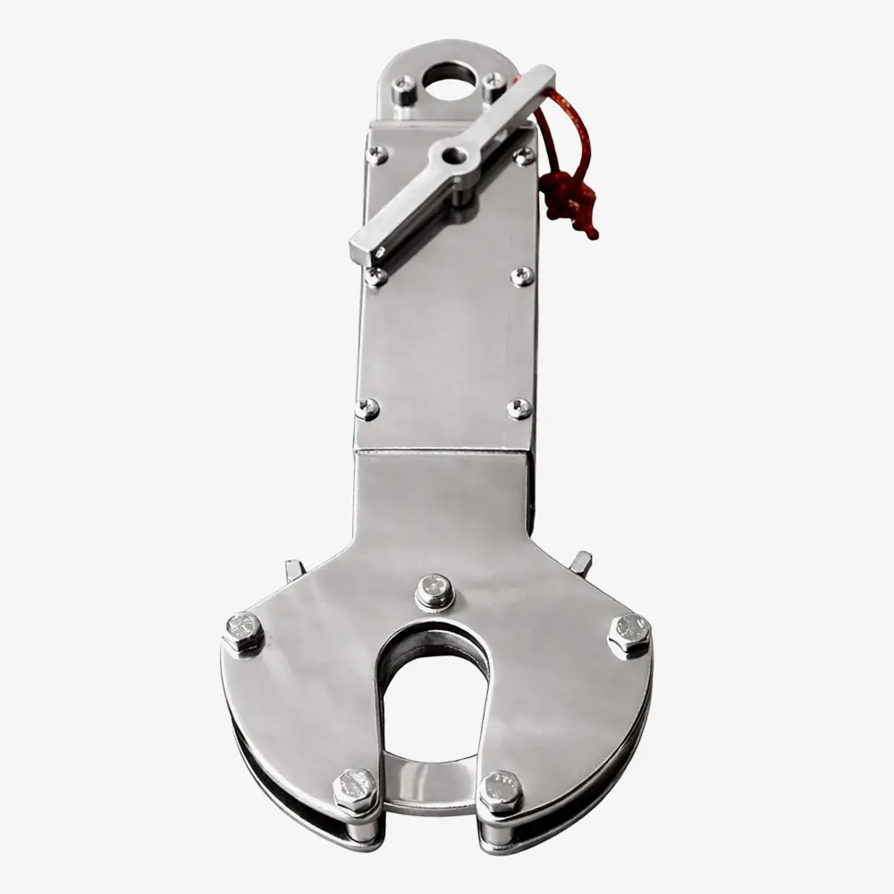 Produktbild von tigerhebezeuge automatiklasthaken zum fern abschlagen typ ASL GREIF 2500 VA edelstahl rostfrei