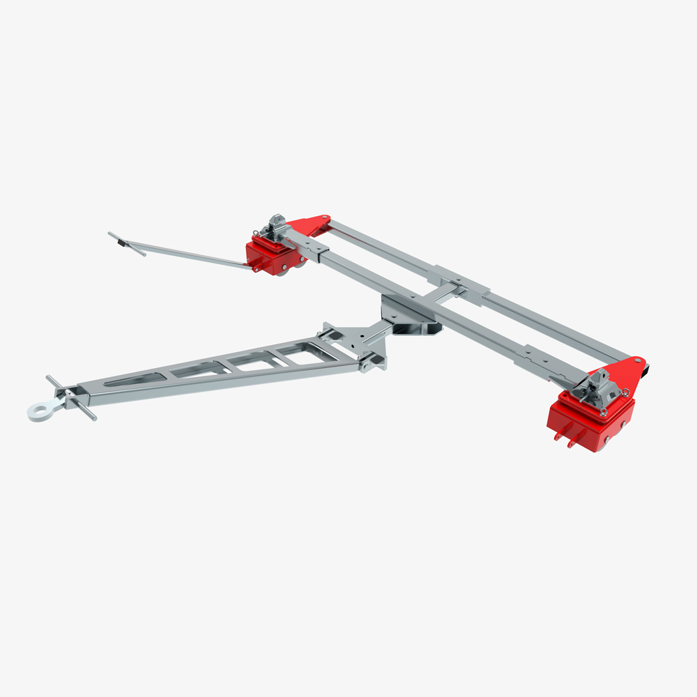 Produktbild von tigerhebezeuge schwerlast transportfahrwerk iso con isoconflex vorne lenkbar typ ICFXN20D