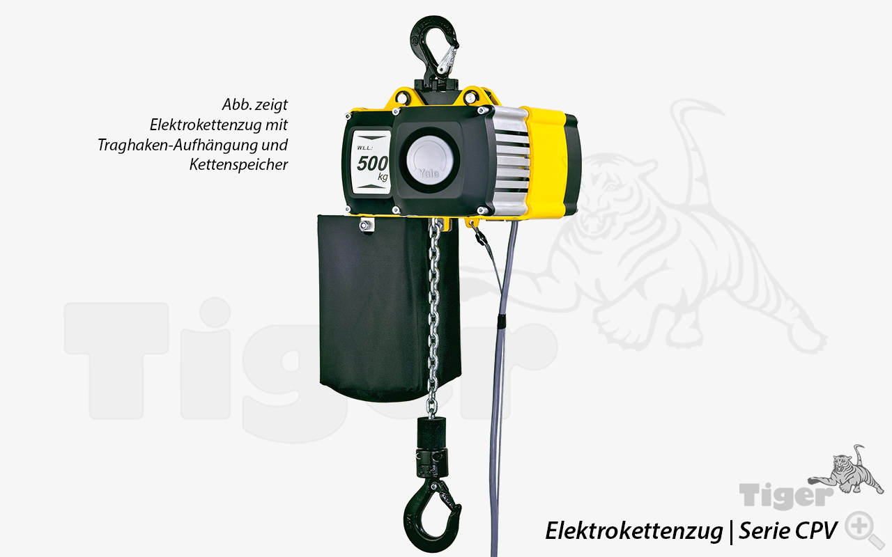 2. Produktbild zu elektrokettenzug yale cpv traghaken