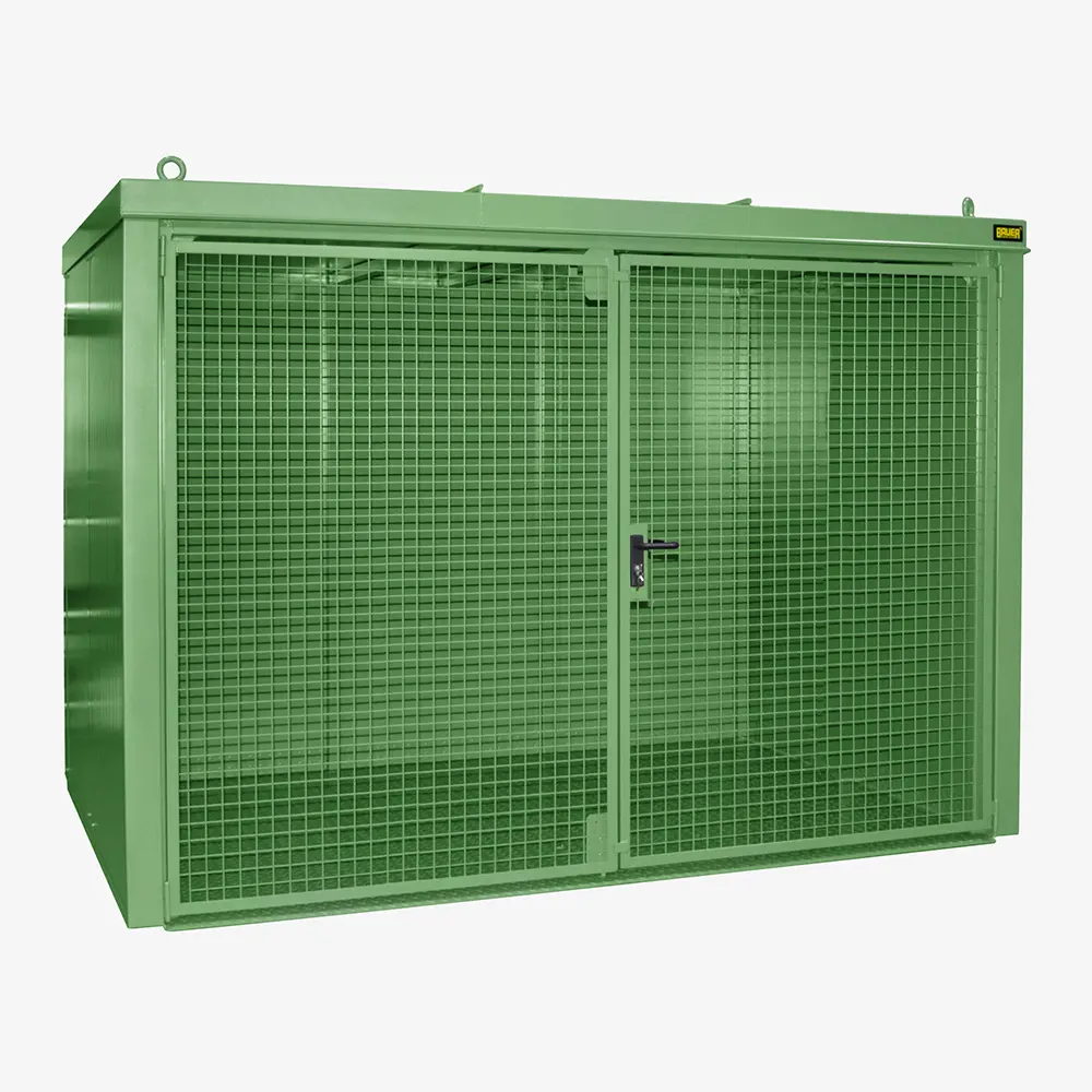 Produktbild von tigerhebezeuge gasflaschen container gruen lackiert typ GFC B M4 GRUEN 01 x