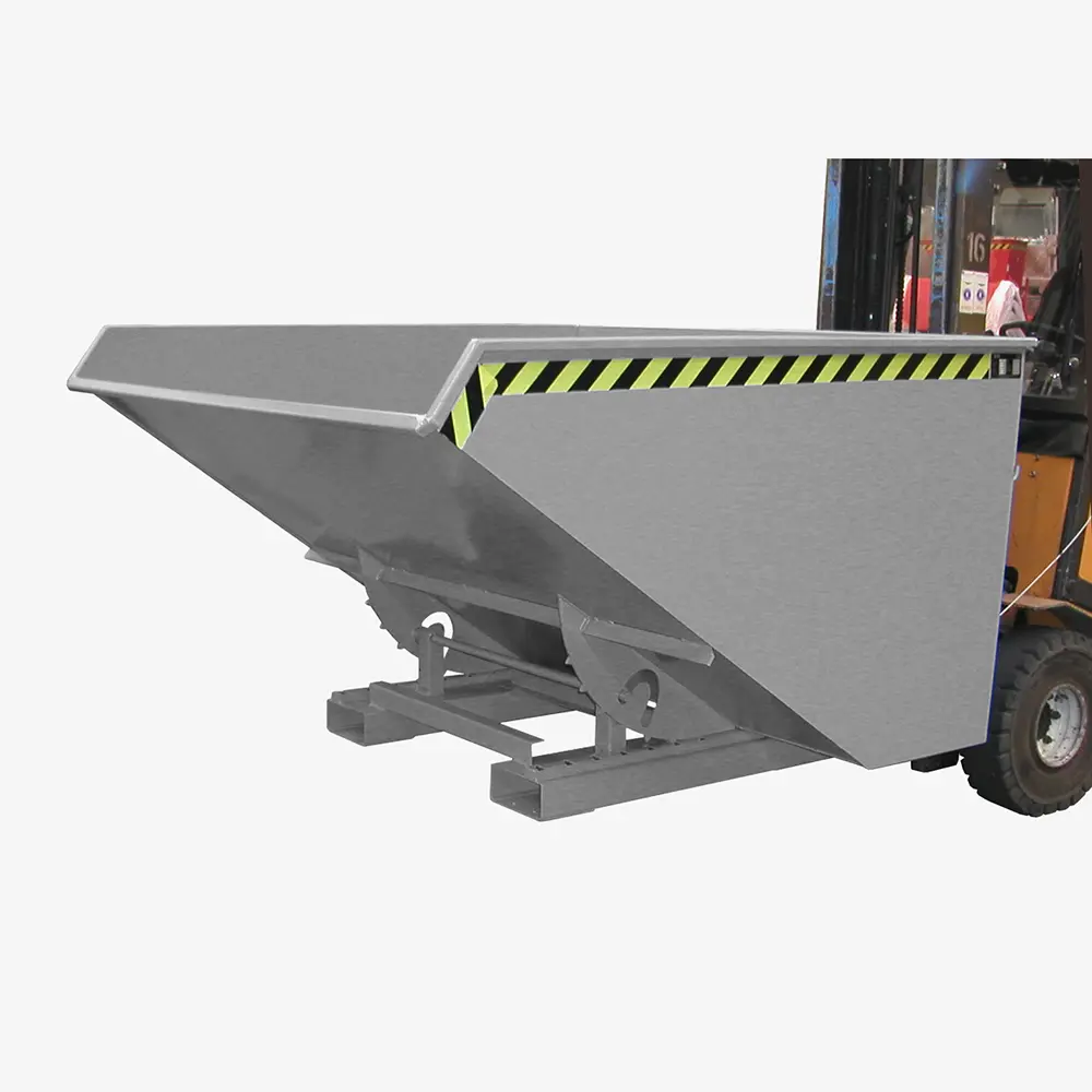 Produktbild von tigerhebezeuge kippbehaelter grau lackiert typ EXPO 1200 GRAU x