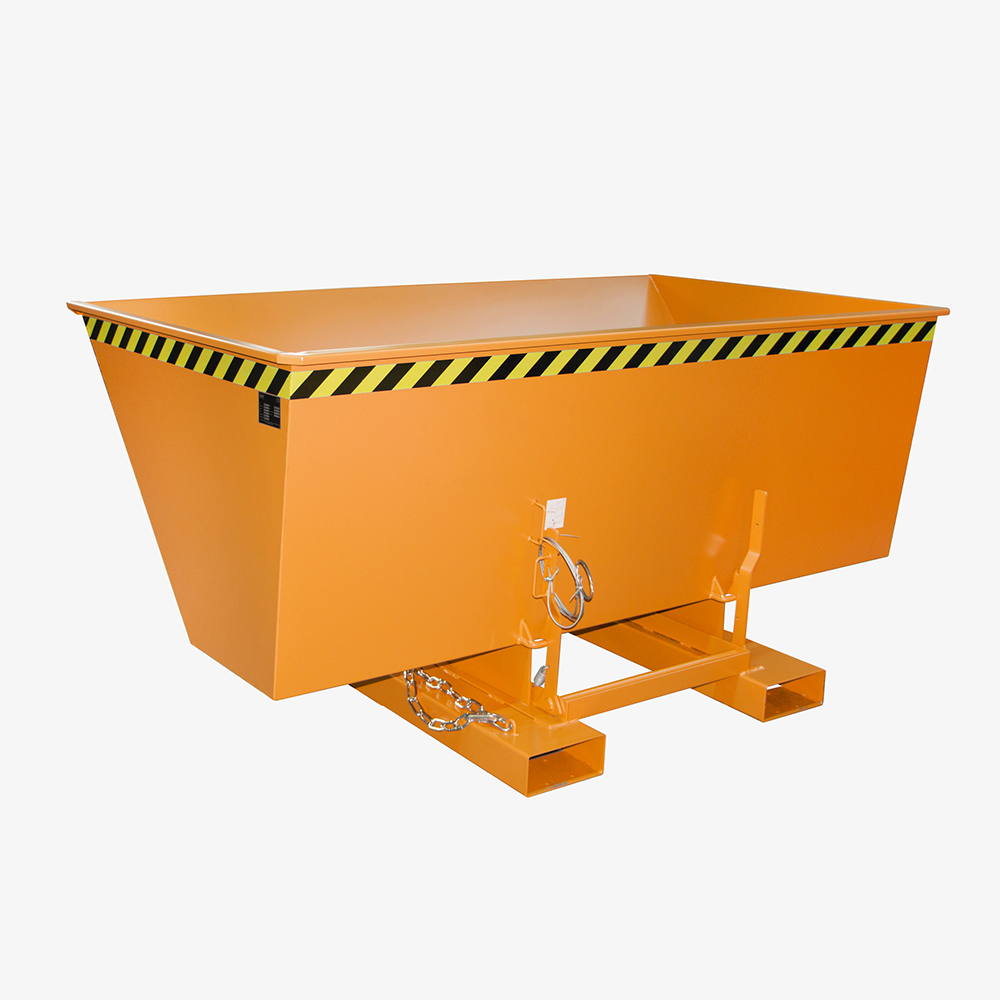 Produktbild von tigerhebezeuge kippbehaelter orange lackiert typ AK 150 ORANGE 01 x