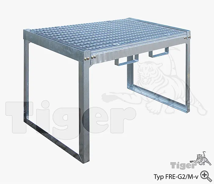 Produktbild von Kleingebinderegal, verzinkt zur umweltgerechten Gefahrstoff-Lagerung kleingebinderegal-fre-g2