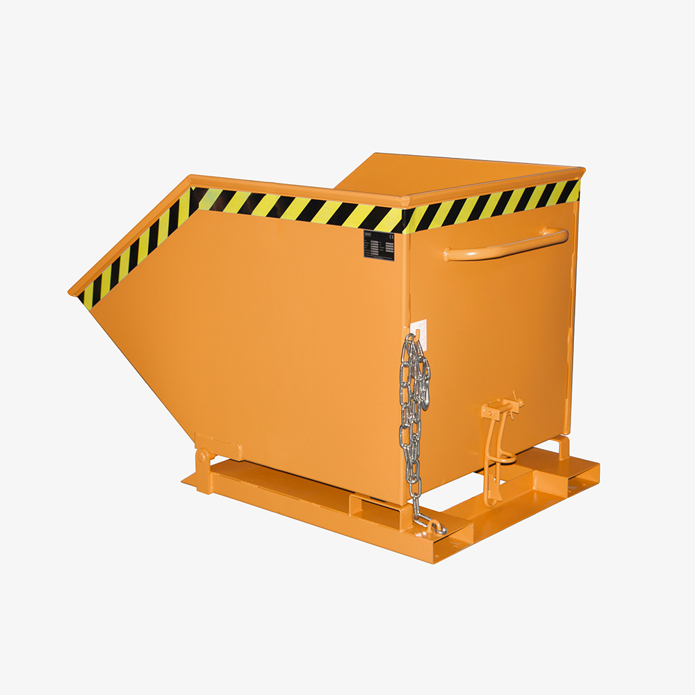 Produktbild von tigerhebezeuge kippmulde orange lackiert typ KK 600 ORANGE 02 x