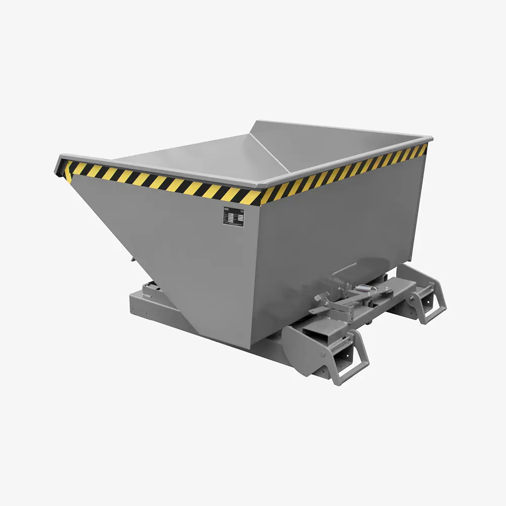 3. Produktbild zu tigerhebezeuge automatischer kippbehaelter grau lackiert typ 4A 900 GRAU 02 x