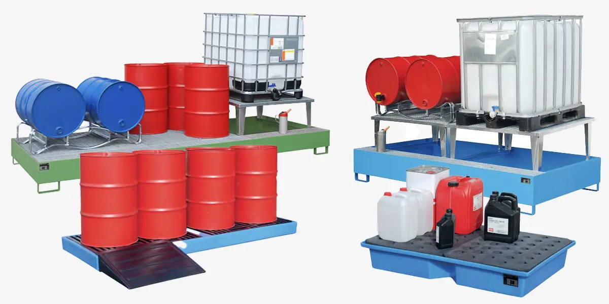 TigerHebezeuge-Shop Gefahrstoff-Auffangwannen 