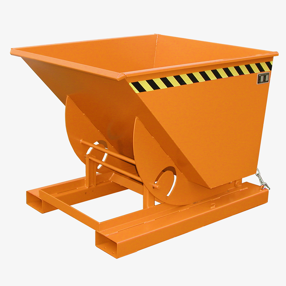 Produktbild von tigerhebezeuge kippbehaelter orange lackiert typ AK 75 ORANGE 01 x