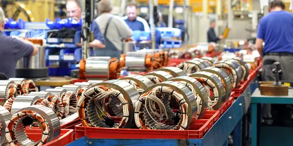 TigerHebezeuge-Shop Einsatzarten E-Motoren und Statoren-Handling