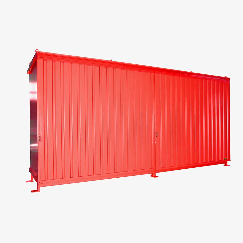 Produktbild von tigerhebezeuge regalcontainer rot lackiert typ cen 65 2 ibc rot 01 x