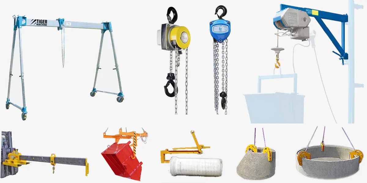 TigerHebezeuge-Shop Einsatzarten Baustelle