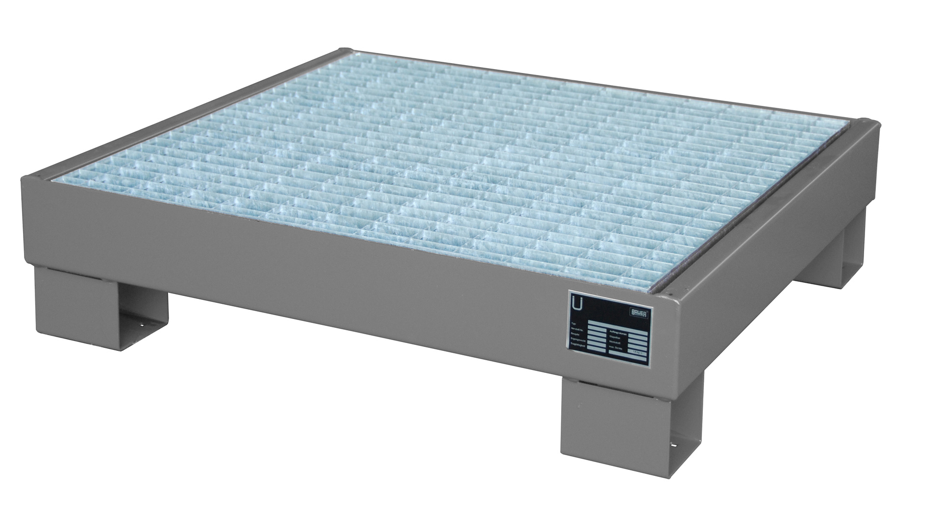 Produktbild von tigerhebezeuge auffangwannen serie AW 60 2 M grau