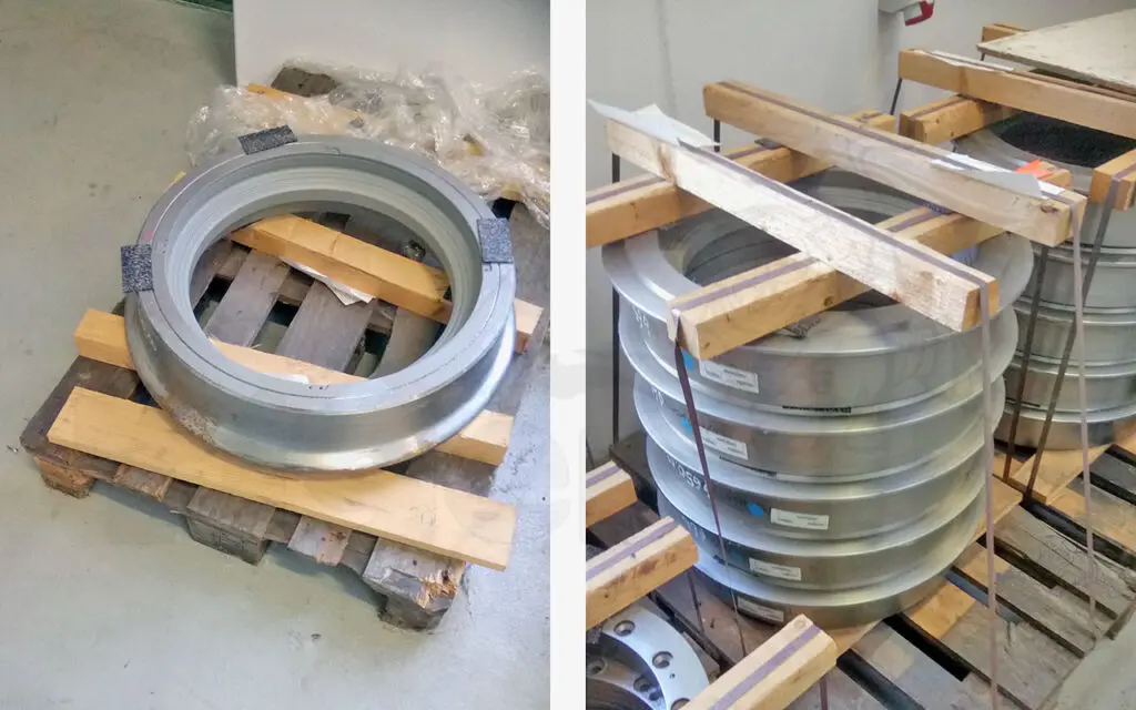 Produktbild von Wechselbackensatz #1 für Tiger Sonder-Spindelgreifer zum Transport und Wenden von Schienenfahrzeugrädern Serie Sonder-STD-SU-WB-SATZ-1 radreifen-eisenbahn-wagonraeder-schienenfahrzeuge-1024x640