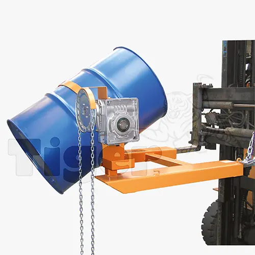 TigerHebezeuge-Shop Fass-Handling per Stapler Fasskipper für Stapler