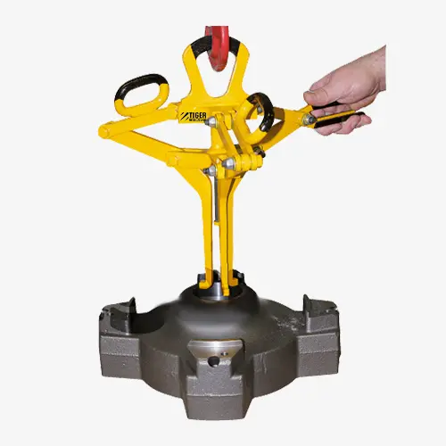 Produktbild von 3-Arm-Innengreifer zum formschlüssigen Heben von Lasten mit Bohrungen tiger-innengreifer-serie-JU-3-hebegreifer-fuer-lasten-mit-bohrung