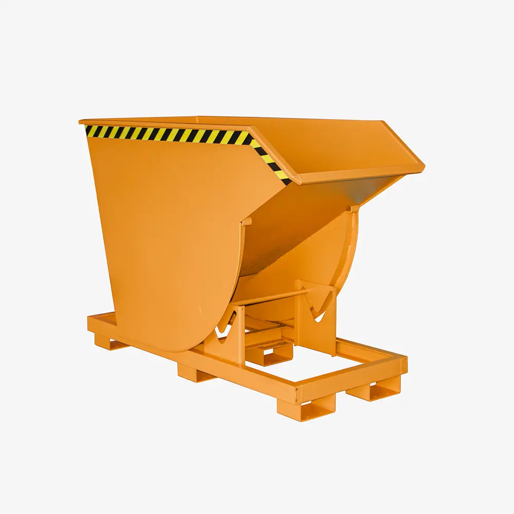 Produktbild von tigerhebezeuge kippbehaelter orange lackiert typ BKM 75 ORANGE 01 x