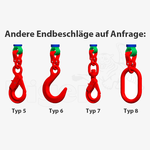 2. Produktbild zu tigerhebezeuge endbeschlaege typen 4 8