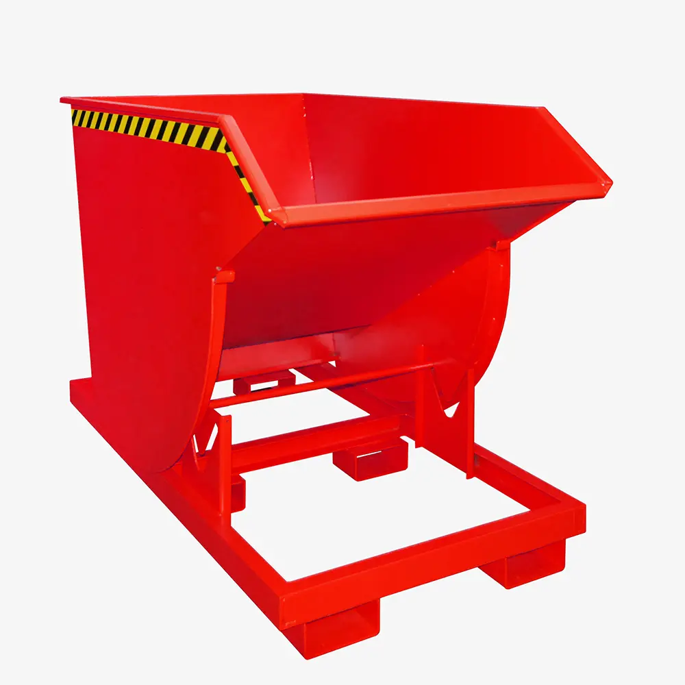 Produktbild von tigerhebezeuge kippbehaelter rot lackiert typ BKM 100 ROT 01 x