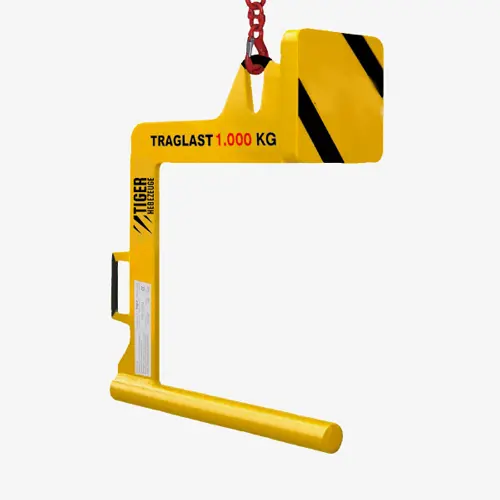 Produktbild von Tiger Sonder-C-Haken mit Tragdorn und einem Gegengewicht Serie Sonder-TC-RSD TigerHebezeuge-Shop Sonder-C-Haken Sonder-C-Haken mit starrer Aufhängung