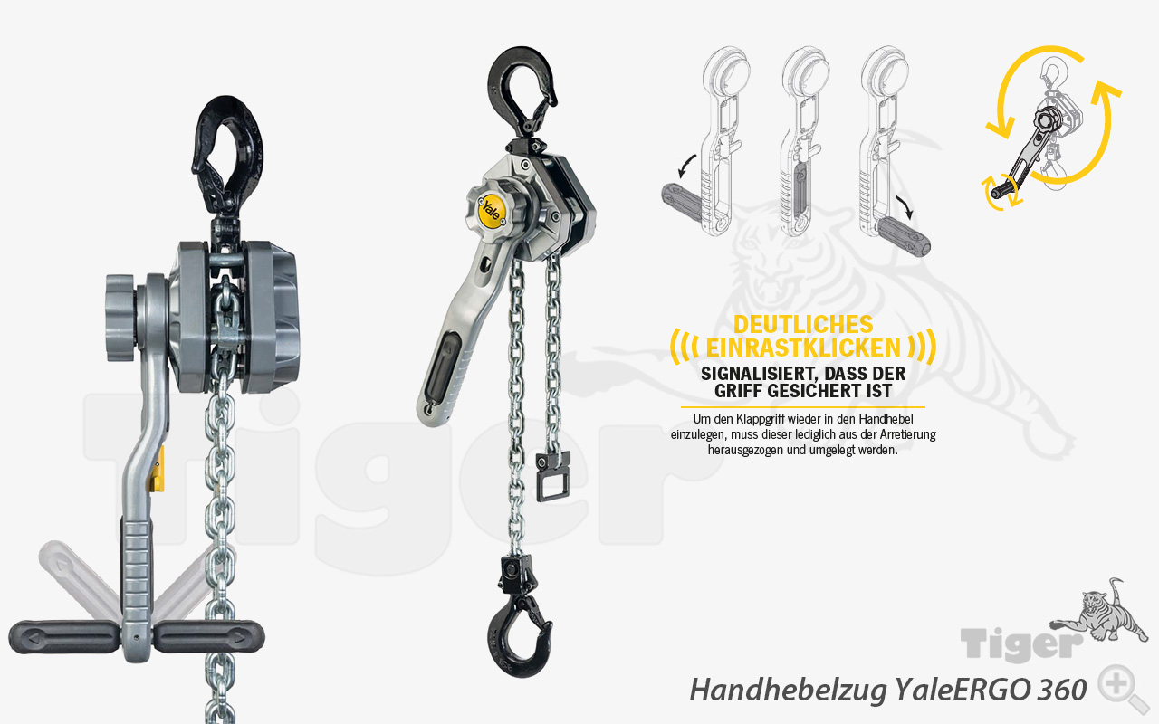 2. Produktbild zu handhebel ratschenzug yaleergo360 1