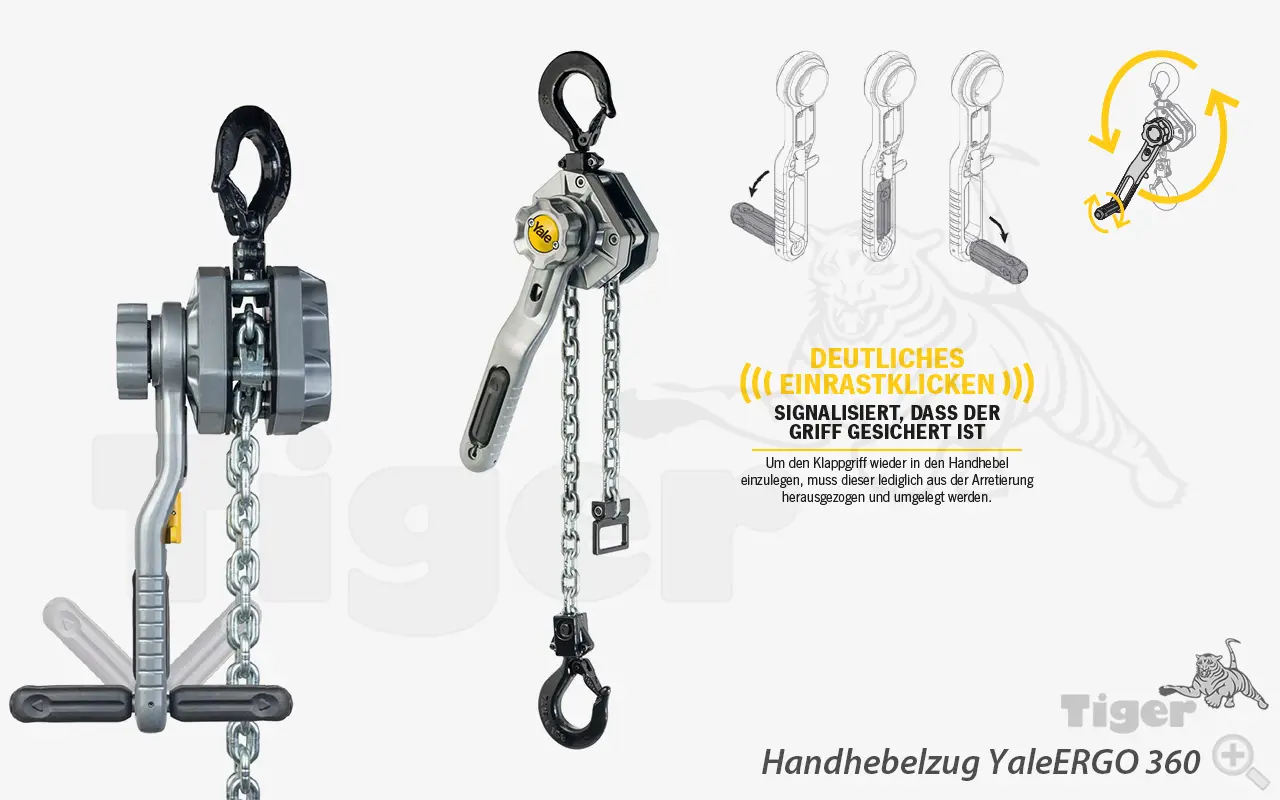 2. Produktbild zu handhebel ratschenzug yaleergo360 1