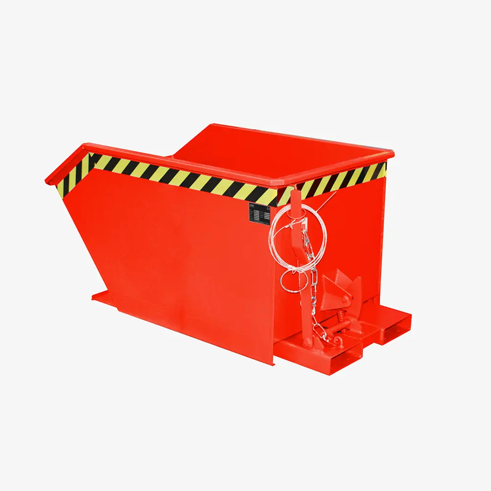 Produktbild von tigerhebezeuge kippbehaelter rot lackiert typ GU 500 ROT 01 x