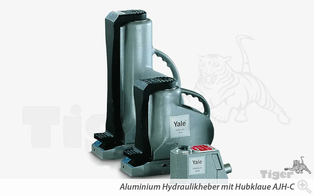 Produktbild von Yale Hydraulikheber mit Aluminiumgehäuse und Hubklaue aluminium-hydraulikheber-ajh-c-hubklaue
