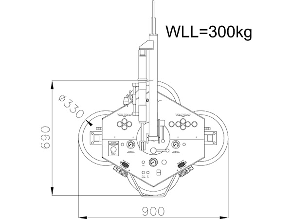 Vakuum-Hebeanlage - Glasscheiben und Plattenmaterial heben, drehen, wenden