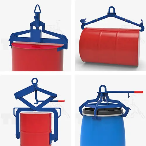 TigerHebezeuge-Shop Fassgreifer und Fasskipper Fassgreifer für Kran