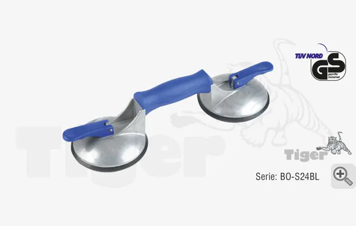 Produktbild von Hand-Saugheber - Vakuum-Zugpumpensauger mit Manometer saugheber-bo-s24bl-veribor