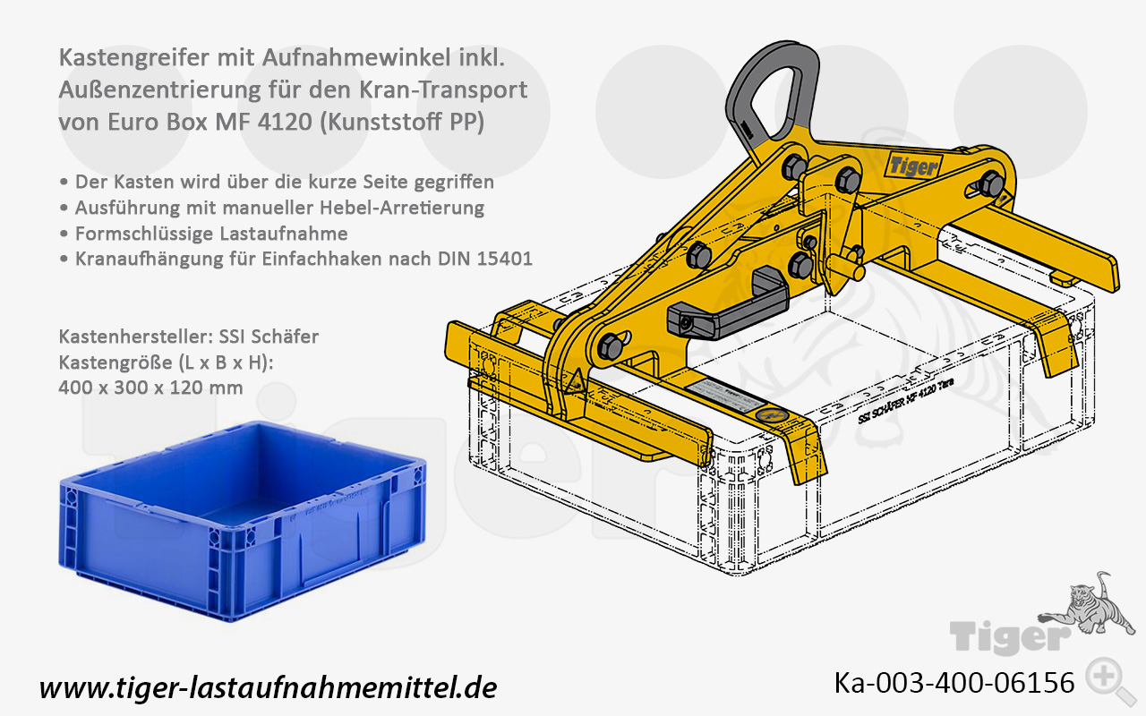 Produktbild von kastengreifer ka 003 400 06156 euro box mf4120