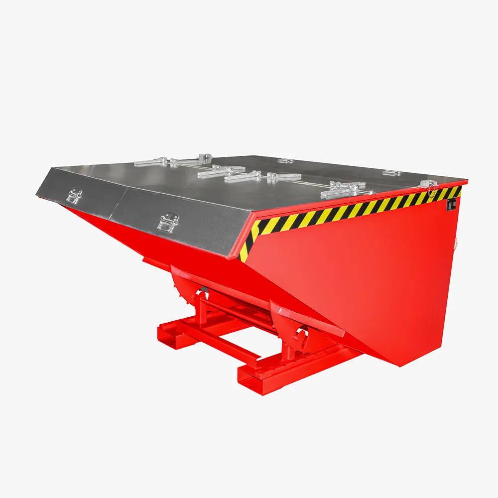 Stapler-Kippbehälter mit Abrollsystem und Seilzug - Unser Top-Seller