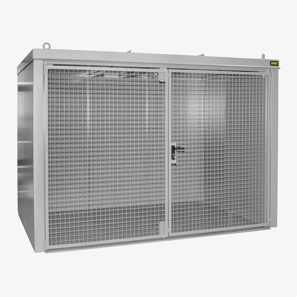 Produktbild von tigerhebezeuge gasflaschen container grau lackiert typ GFC B M4 GRAU 01 x
