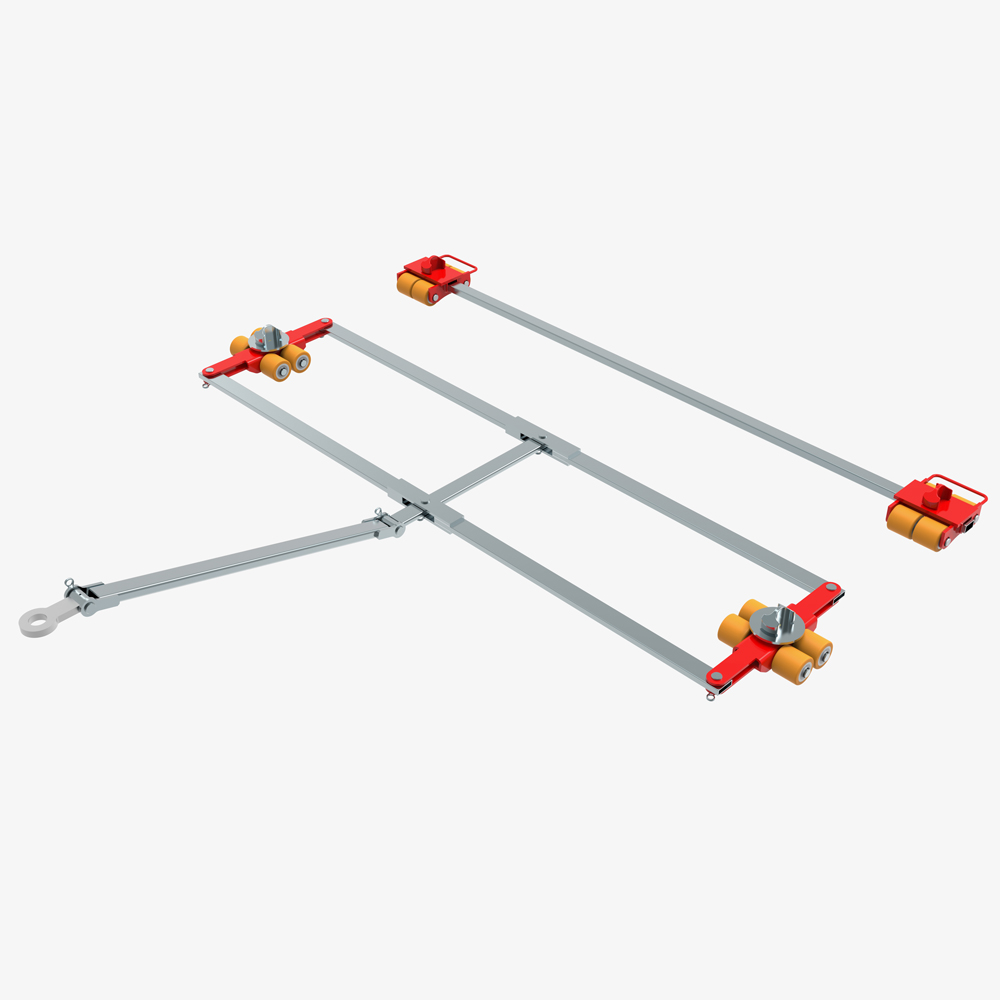 2. Produktbild zu tigerhebezeuge schwerlast transportfahrwerk set IC60D+IC60S
