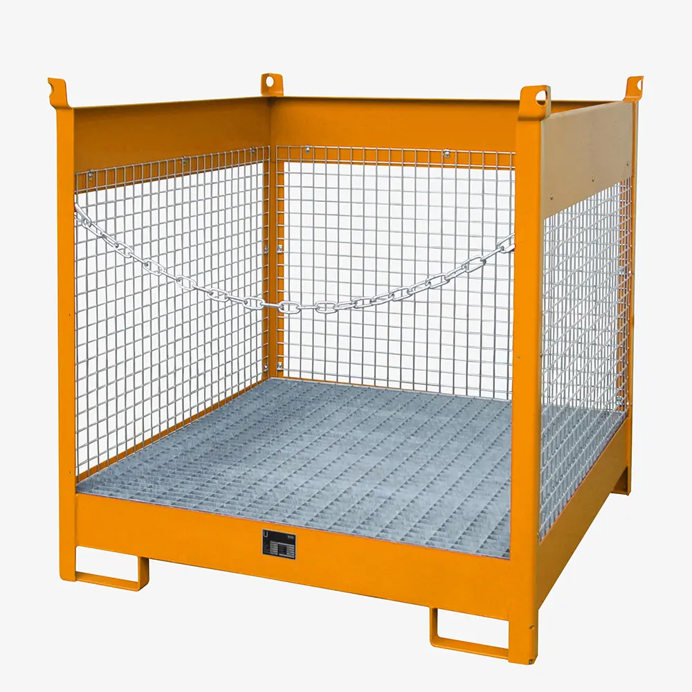 Produktbild von tigerhebezeuge fass stapelpalette orange lackiert typ FSP 4 D ORANGE 01 x